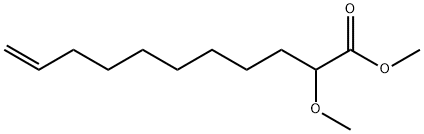 2-Methoxy-10-undecenoic acid methyl ester 结构式
