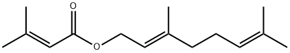 3,7-dimethyl-2,6-octadienyl 3-methylcrotonate 结构式
