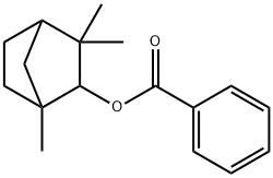 苯甲酸-1,3,3-三甲基双环[2.2.1]庚-2-醇酯 结构式