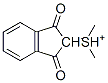 DIMETHYLSULFONIUM 1,3-DIOXOINDAN-2-YLIDE 结构式