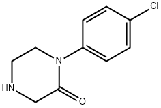 1-(4-氯苯基)哌嗪-2-酮 结构式