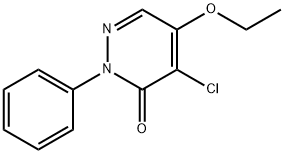 4-Chloro-5-ethoxy-2-phenyl-3(2H)-pyridazinone 结构式