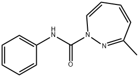 3-Methyl-N-phenyl-1H-1,2-diazepine-1-carboxamide 结构式