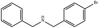 苄基[(4-溴苯基)甲基]胺 结构式