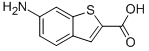 6-AMINOBENZO[B]THIOPHENE-2-CARBOXYLIC ACID 结构式