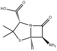 6-氨基青霉烷酸 结构式
