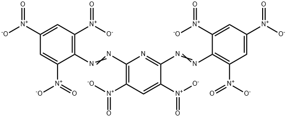 2,6-Bis(picrylazo)-3,5-dinitropyridine 结构式