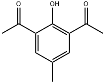 2,6-二乙酰基-4-甲基苯酚 结构式