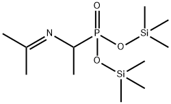 [1-(Isopropylideneamino)ethyl]phosphonic acid bis(trimethylsilyl) ester 结构式