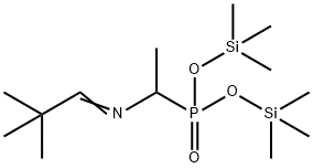 [1-[(2,2-Dimethylpropylidene)amino]ethyl]phosphonic acid bis(trimethylsilyl) ester 结构式