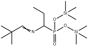 [1-[(2,2-Dimethylpropylidene)amino]propyl]phosphonic acid bis(trimethylsilyl) ester 结构式
