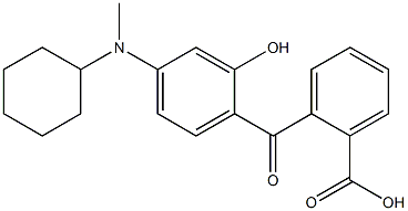 2-[4-(CYCLOHEXYLMETHYLAMINO)-2-HYDROXYBENZOYL]BENZOIC ACID