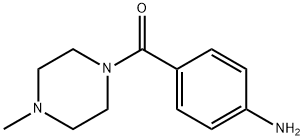 4-[(4-甲基-1-哌嗪基)羰基]苯胺 结构式