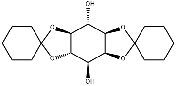 1,2:4,5-双环己叉基D-肌 - 肌醇 结构式