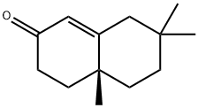 (R)-4,4a,5,6,7,8-Hexahydro-4a,7,7-trimethylnaphthalen-2(3H)-one 结构式