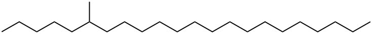 6-Methyldocosane 结构式
