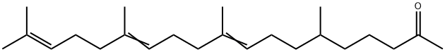 9,13,17-Nonadecatrien-2-one, 6,10,14,18-tetramethyl- 结构式