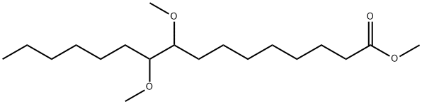 9,10-Dimethoxyhexadecanoic acid methyl ester 结构式