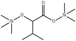 2-[(Trimethylsilyl)oxy]isovaleric acid trimethylsilyl ester 结构式