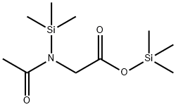 N-Acetyl-N-(trimethylsilyl)glycine trimethylsilyl ester 结构式