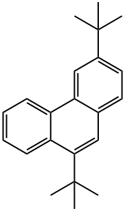 3,9-Bis(1,1-dimethylethyl)phenanthrene 结构式
