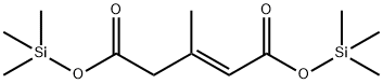 (E)-3-Methyl-2-pentenedioic acid bis(trimethylsilyl) ester 结构式
