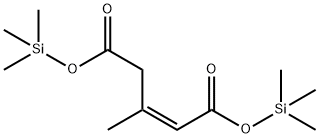 (Z)-3-Methyl-2-pentenedioic acid bis(trimethylsilyl) ester 结构式