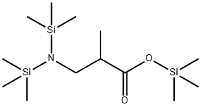 3-[Bis(trimethylsilyl)amino]-2-methylpropanoic acid trimethylsilyl ester 结构式