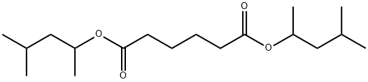 Hexanedioic acid bis(1,3-dimethylbutyl) ester 结构式