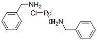 Dichlorobis(benzylamine)palladium(II) 结构式