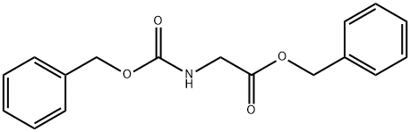 N-苄氧羰基甘氨酸苄酯 结构式