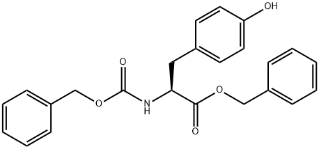 苄氧羰基-酪氨酸-苄酯 结构式