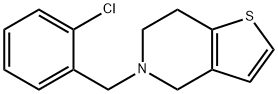 噻氯匹定 结构式
