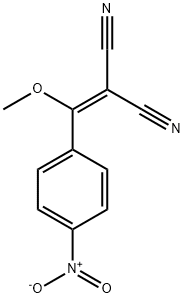 METHOXY(4-NITROPHENYL)METHYLENE]PROPANEDINITRILE 结构式