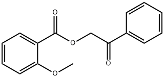 2-Methoxybenzoic acid phenacyl ester 结构式