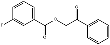 3-Fluorobenzoic acid phenacyl ester 结构式