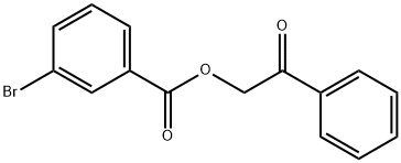 3-Bromobenzoic acid phenacyl ester 结构式