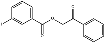 3-Iodobenzoic acid phenacyl ester 结构式