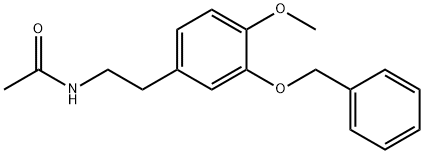 N-(3-(benzyloxy)-4-Methoxyphenethyl)acetaMide 结构式
