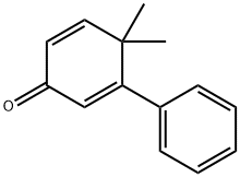 4,4-Dimethyl-3-phenyl-2,5-cyclohexadien-1-one 结构式