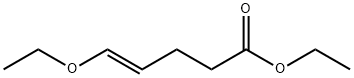 (E)-5-Ethoxy-4-pentenoic acid ethyl ester 结构式