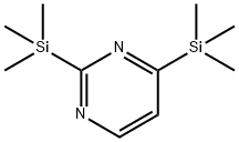 Pyrimidine, 2,4-bis(trimethylsilyl)- (9CI) 结构式