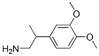 2-(3,4-二甲氧苯基)丙-1-胺 结构式