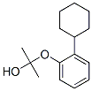 2-(2-Cyclohexylphenoxy)-2-propanol 结构式