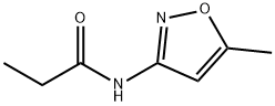 Propanamide, N-(5-methyl-3-isoxazolyl)- (9CI) 结构式