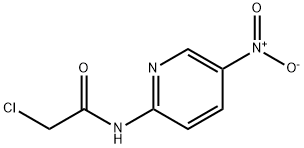 2-氯-N-(5-硝基-2-吡啶基)乙酰胺 结构式