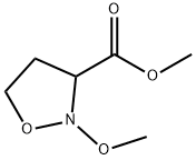 3-Isoxazolidinecarboxylicacid,2-methoxy-,methylester(9CI) 结构式