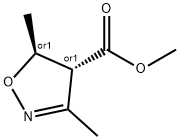 4-Isoxazolecarboxylicacid,4,5-dihydro-3,5-dimethyl-,methylester,(4R,5S)- 结构式