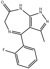 1.8-二脱甲基哗氟氮草 结构式