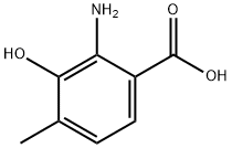 2-氨基-3-羟基-4-甲基苯甲酸 结构式